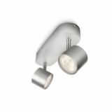 DEKORATIVNI LED REFLEKTOR PHILIPS STAR 2X3W LED 56242/48/16 ALUMINIJ