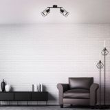 DEKORATIVNI REFLEKTOR BRILONER BLACK SPIRAL 2XE14