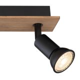 DEKORATIVNI REFLEKTOR DREW 3XGU10 LES / ČRN