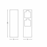 DEL ZA SVETILKO PHILIPS ROCK STRANSKA OZEMLJITEV 17108/47/16 INOX