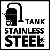 DELAVNIŠKI SESALNIK EINHELL TC-VC 1812 S 12 L; INOX; 1250 W