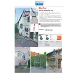 ALU VEČNAMENSKI ODER KRAUSE DELOVNA VIŠINA 7 M S KOLESI