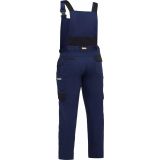DELOVNE HLAČE BISLEY OLIVER BIB & BRACE FARMER MODRO / ČRNA ŠT. 56 R