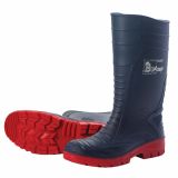 DELOVNI ŠKORNJI WELLY VISOKI ŠT.41 MODER/RDEČ BUILDER S5 S KAPICO