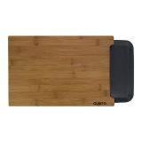 DESKA KAPIMEX 38X26X3.5 CM IZ BAMBUSA Z IZVLEČNIM PREDALOM