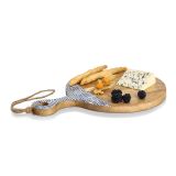 DESKA ZA REZANJE / SERVIRANJE Z ROČAJEM, MANGOV LES, MODRA FSC 100% SCS-COC-000256    43X30X2 CM