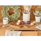 DESKA ZA REZANJE / SERVIRANJE Z ROČAJEM "WILDFLOWERS", AKACIJA FSC 100% SCS-COC-000256   30X17X2 CM