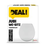 DESKA ZA WC ŠKOLJKO DEAL WC DESKA JUBI BELA MEHKO ZAPIRANJE