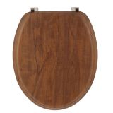 DESKA ZA WC ŠKOLJKO TENDANCE ACACIA RUSTIC MDF Z POLIPROPILENSKIMI ŠARNIR.
