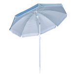 SENČNIK NATERIAL ZA PLAŽO VALI D200 MODER ALU, 160G