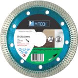 DIAMANTNA REZALNA PLOŠČA MTECH 125X22 GRANITOGRES PORCELAN,SINTETIK,VITRAŽE