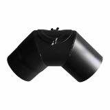 DIMNIŠKI PRIKLJUČEK ASADA KOLENO FI 200 MM S ČISTILNIMI VRATCI