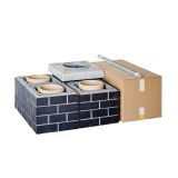 DIMNIŠKI SET SCHIEDEL UNI PLUS FINAL SET 16 ČRN, 1.33 M