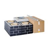 DIMNIŠKI SET SCHIEDEL UNI PLUS FINAL SET 20 ČRN, 1.33 M