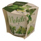 SVEČA MULLER DIŠEČA MOHITO V KOZARCU