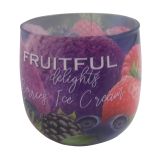 SVEČA MULLER DIŠEČA V KOZARCU 100 G FRUITFUL