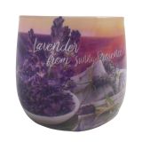 SVEČA MULLER DIŠEČA V KOZARCU 100 G LAVANDA