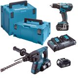 SET LXT MAKITA DLX2136PMJ