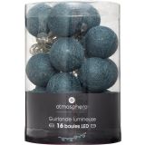 DODATEK ATMOSPHERE DEKORATIVNE LED KROGLICE 18X30.5CM, MODRE