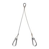 DODATEK DÖRNER + HELMER ŽIČNA VRV S KARABINOM VRV 2MM X 0.46M