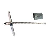 DODATEK DÖRNER + HELMER ŽIČNA VRV S PREČNIM SIDROM, VRV 2MM X 1M