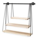 DODATEK HOME DECO POLICA NIHAJNA TRODELNA , SET ZA MONTAŽO