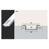 DODATEK ZA LED TRAK TALNI ALU PROFILE 1M