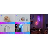 DODATEK ZA PAMETNI DOM GOVEE NEON ROPE LIGHT 2 SPONKE ZA LED TRAK 5 KOS BELE