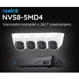 DODATEK ZA PAMETNI DOM REOLINK NVS8-5MD4 VARNOSTNI KOMPLET