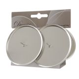 DODATEK ZA VENČEK NASTAVEK ZA SVEČO, SREBRN FI 100 MM, 4/1