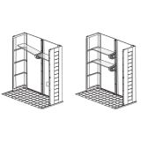 DODATEK ZA VRTNO UTO KETER 6 DELNI SET POLIC