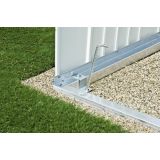 DODATKI ZA KOVINSKE HIŠKE BIOHORT 252X212X4CM ALUMINIJASTI TALNI OKVIR H3