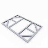 DODATKI ZA KOVINSKE HIŠKE GLOBEL TALNI OKVIR GLOBEL 6X4 D171 X Š113 CM (F64GAL)