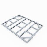 DODATKI ZA KOVINSKE HIŠKE GLOBEL TALNI OKVIR GLOBEL 8X6 D234 X Š175 CM (F86GAL)