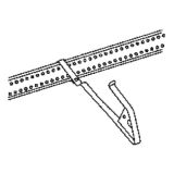 DODATKI ZA OPEČNO KRITINO BRAMAC VAROVALNA KLJUKA POCINKANA