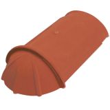 DODATKI ZA OPEČNO KRITINO TONDACH ZAČETNI SLEMENJAK GLADKI 17 CM, NERO ČRN