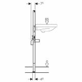 DODATKI ZA SANIT.KERAMIKO GEBERIT DF H=112 CM
