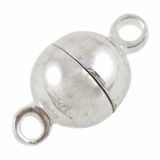 DODATKI, ORODJE ZA NAKIT RAYHER SPONKA MAGNETNA, SREBRNA 6MM