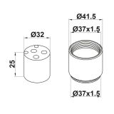 DODATNA OPREMA ZA PIPE UNITAS VGRADNI PODALJŠEK ZA PODOMETNO BATERIJO