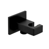 DODATNA OPREMA ZA PIPE UNITAS ZIDNI PRIKLJUČEK ZA PRHO SQ 1/2 Z DRŽALOM BLACK