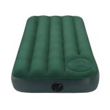 NAPIHLJIVA BLAZINA INTEX DOWNY 191X76X22 ZELENA, Z VGRAJENO NOŽNO TLAČILKO