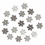 DROBNI ART.ZA USTVARJANJE RAYHER LESENI OKRASKI SNEŽINKA 2 CM 24 KOS