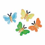 DROBNI ART.ZA USTVARJANJE RAYHER METULJI KOVINSKI, 4 BARVE 1.5 CM, 16 KOM.