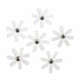 DROBNI ART.ZA USTVARJANJE RAYHER ROŽICE S KRISTALOM, BELE, FI 1.8 MM, 60 KOSOV