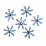 DROBNI ART.ZA USTVARJANJE RAYHER ROŽICE S KRISTALOM, MODRE FI 1.8 MM, 60 KOSOV