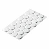 DRSNIK HETTICH DIY,SAMOLEPLJIV  FI 28X2 MM, BEL SINTETIČNI FILC, V ZAVOJU JE 28 KOS