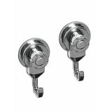 DRŽALA, STOJALA, KLJUKICE TENDANCE SET 2 ABS KLJUKICI NA VAKUM KROM