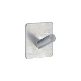 DRŽALA, STOJALA, KLJUKICE TENDANCE SIVA INOX KLJUKICA KVAD. 3M ZA ZALEPIT (PALČKA)