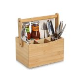 DRŽALO ZA PRIPOMOČKE Z ROČAJEM, BAMBUS FSC 100% SCS-COC-000256   21,5X14X12 / 23 CM