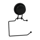 MSV DRŽALO TOALETNEGA PAPIRJA NA VAKUUM 14.5 X 3.6 X 18.2 CM KROM, ČRNI MEGA VENTOUSES